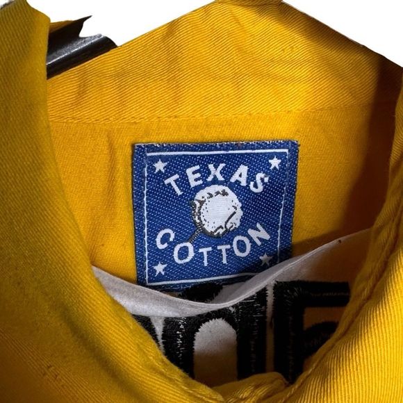 VTG Wrangler 2000 Rodio Yellow Button Down Shirt - Picture 4 of 4